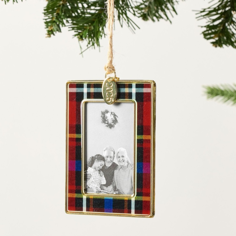Pottery Barn 2025 Dated Enamel Frame Ornament